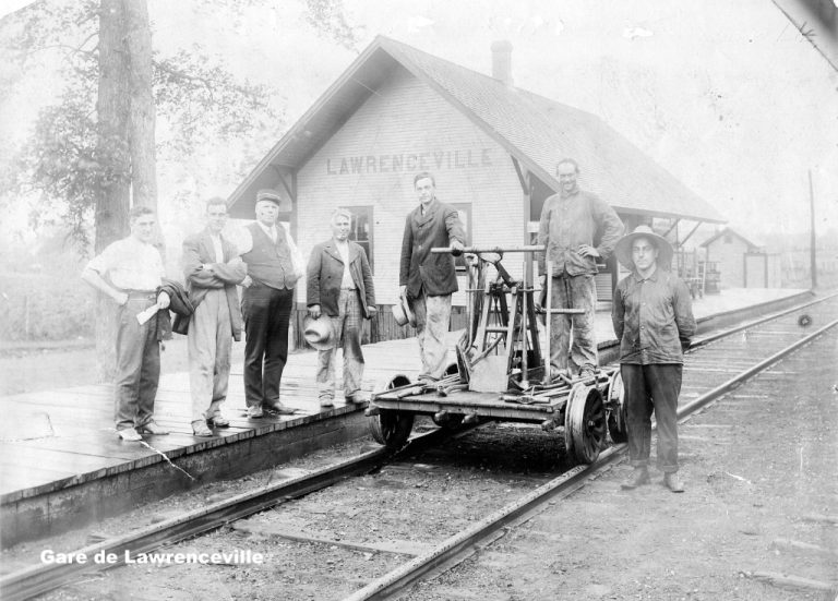 Ancienne gare de Lawrenceville — photo historique