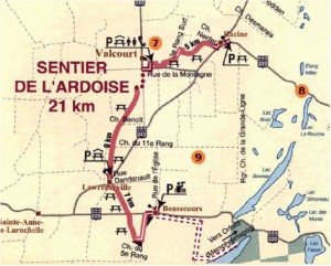 Plan Sentier de l'Ardoise